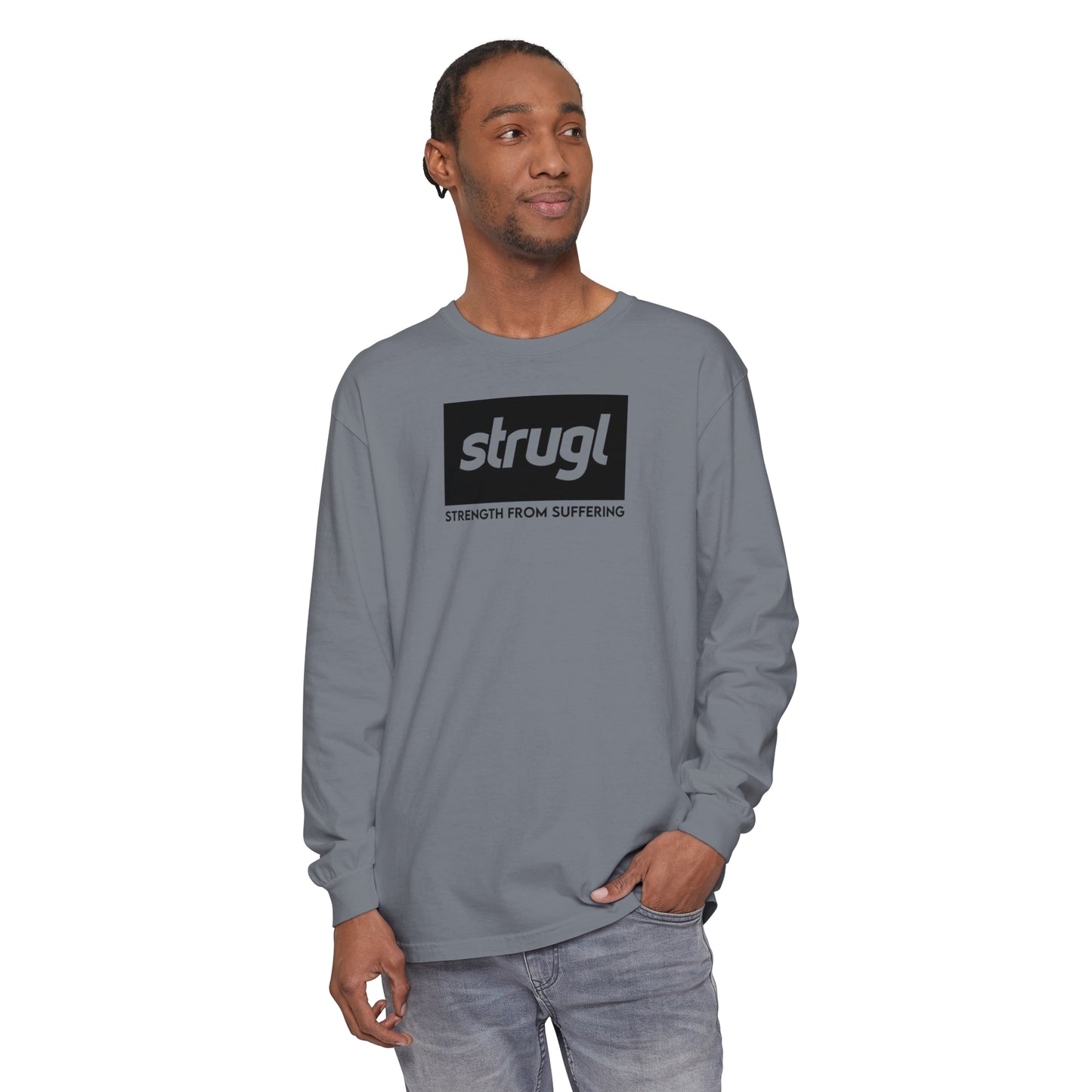 Strugl Block Logo Long Sleeve Tee
