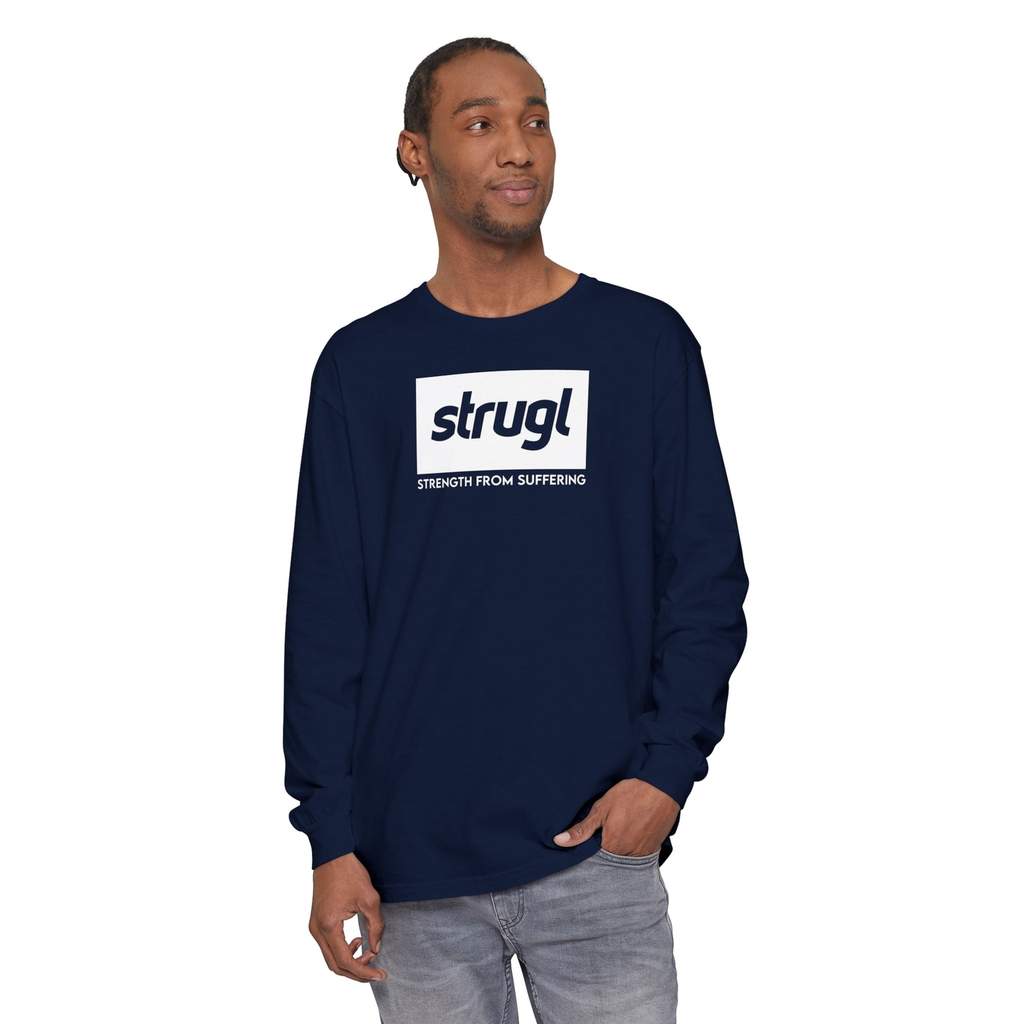 Strugl Block Logo Long Sleeve Tee