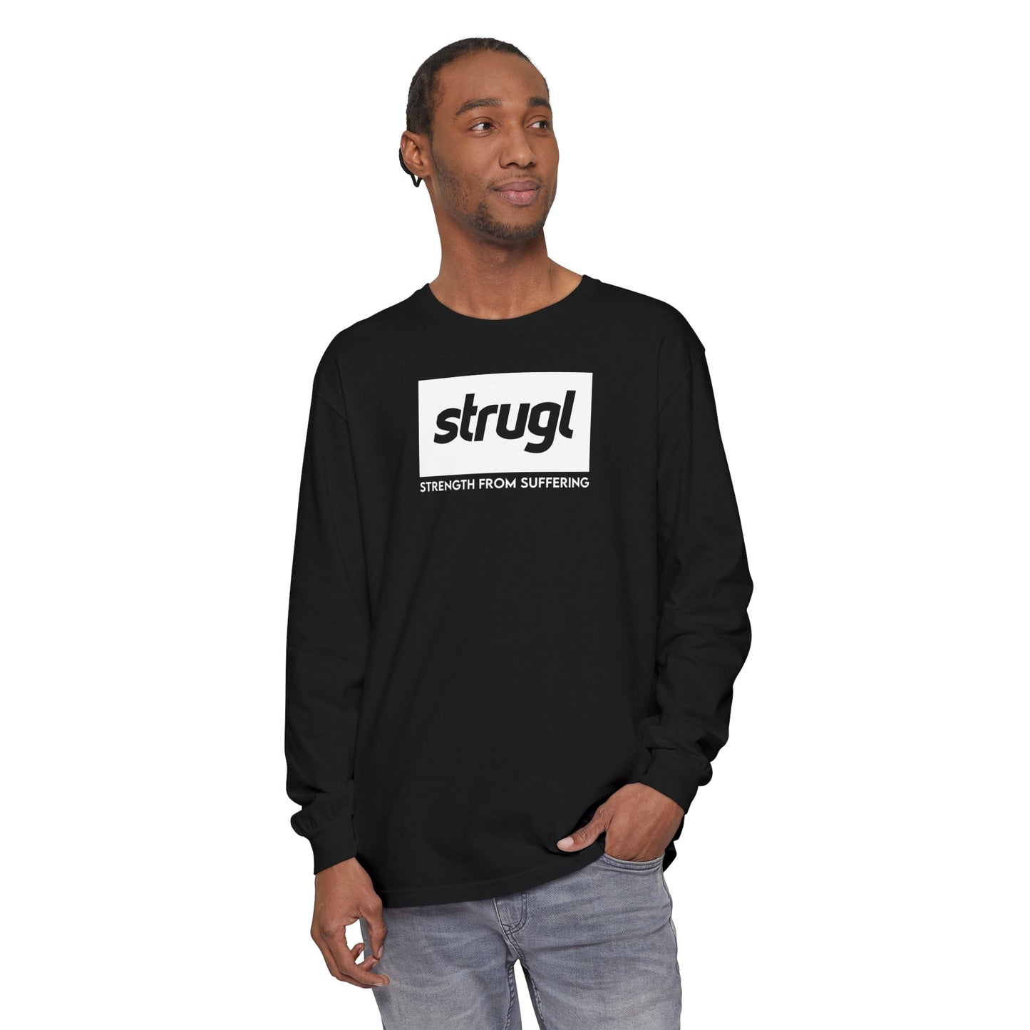 Strugl Block Logo Long Sleeve Tee