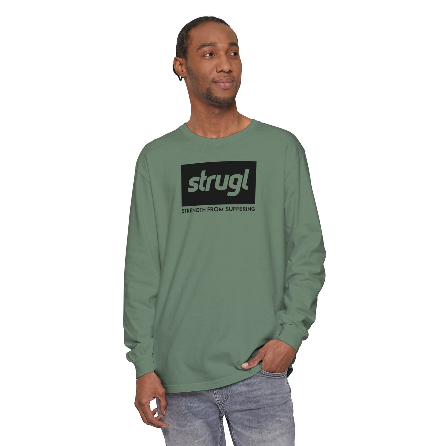 Strugl Block Logo Long Sleeve Tee