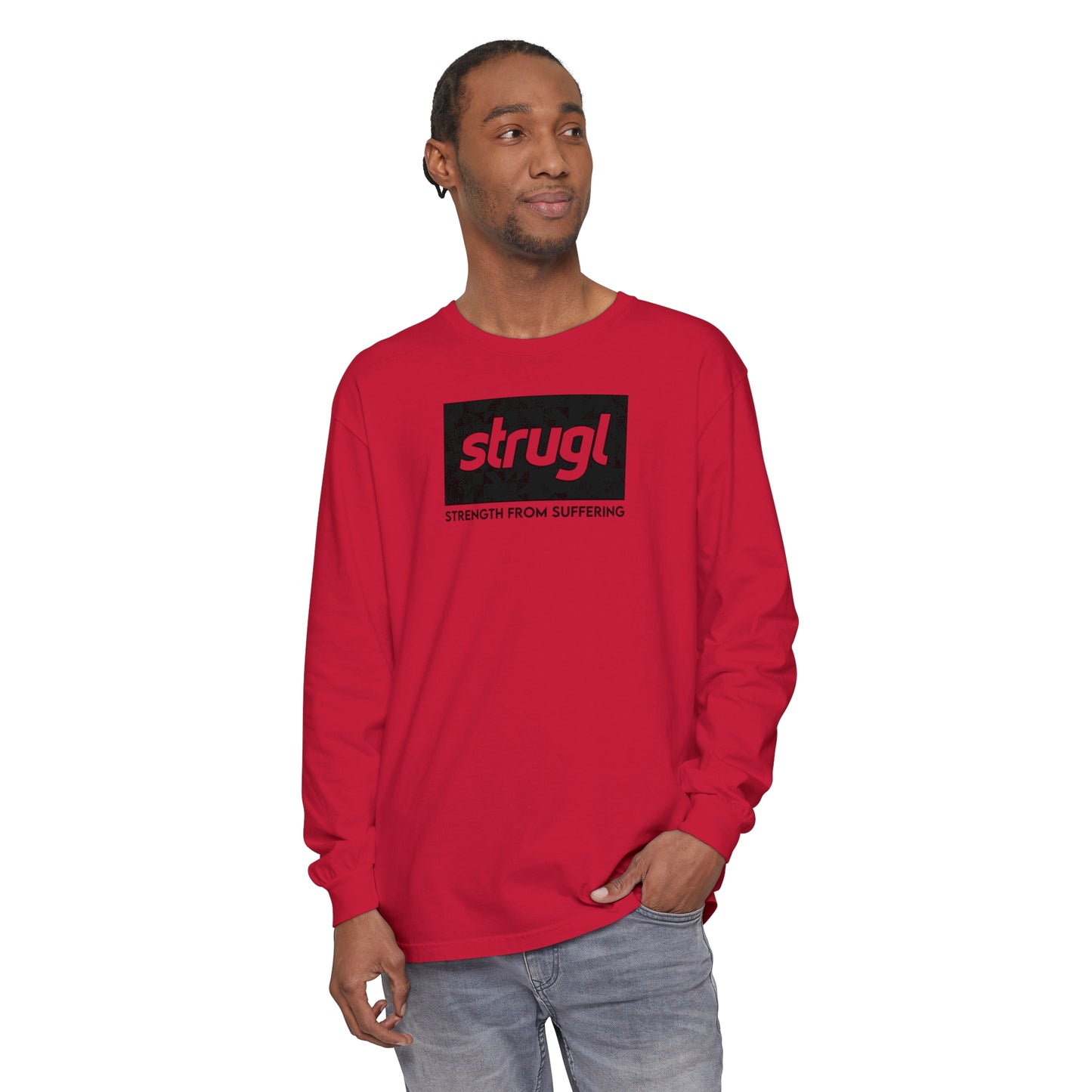 Strugl Block Logo Long Sleeve Tee